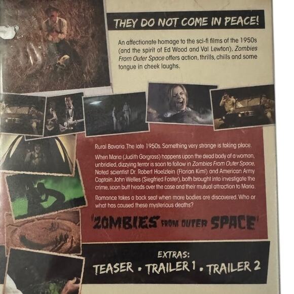 Zombies from Outer Space 2012 Retro Camp Sci-Fi Horror New Sealed - Picture 3 of 3